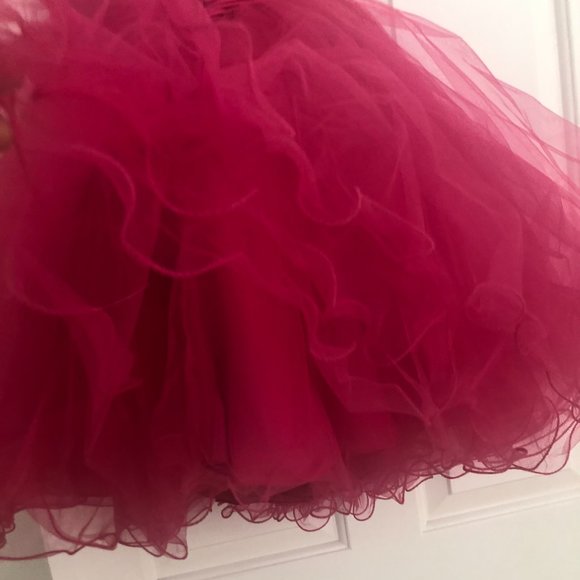 Sherri Hill Fuchsia Dress - Picture 5 of 9